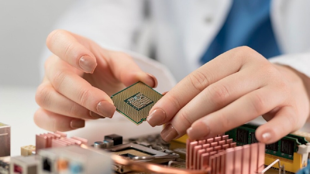 вставка микрочипов